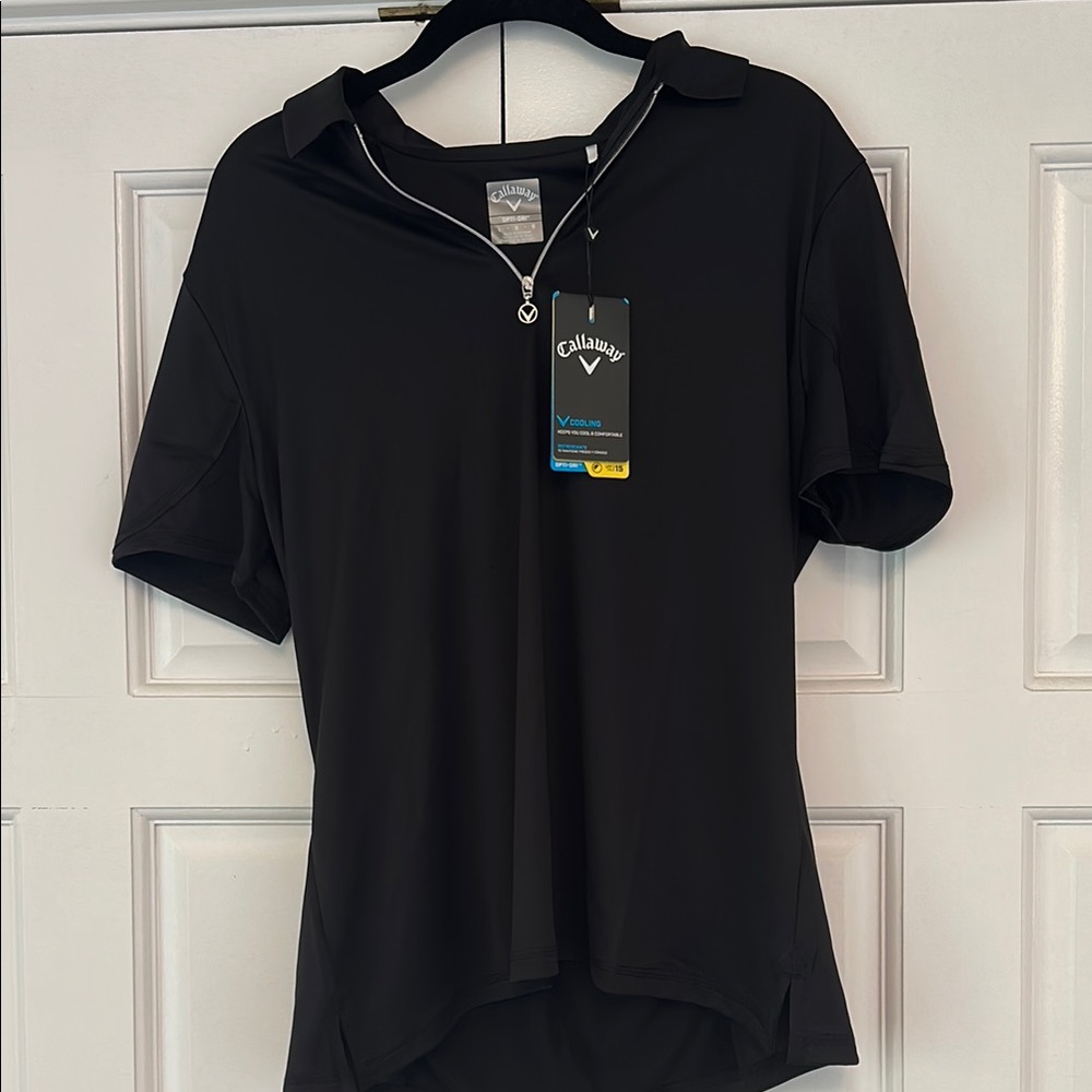 Callaway Women's Black Button Down Shirt